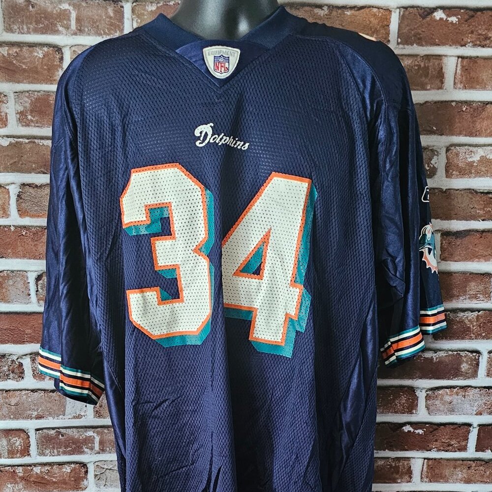 Ricky Williams Miami Dolphins Alternate Blue XL Men's Reebok Jersey